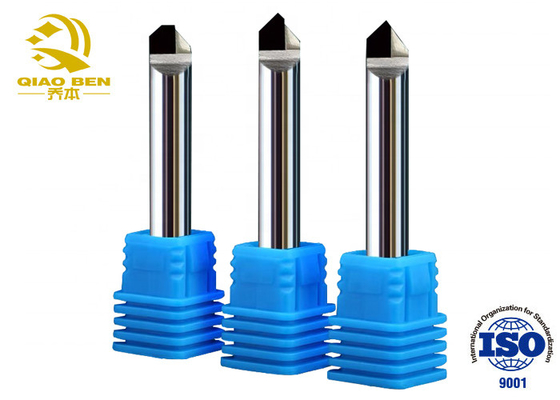 Aluminum Alloy High Gloss Pcd Milling Cutter 10mm Shank Diameter